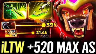 🔥 iLTW Ursa Butterfly + Swift Blink MAX Agility Build — +520 Attack Speed MAD Bear Carry Dota 2 Pro