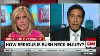 Dr. Sanjay Gupta on President GW Bush's neck fracture