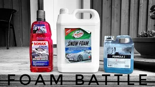 FOAM BATTLE - WHICH ONE GIVES THE BEST FOAM?