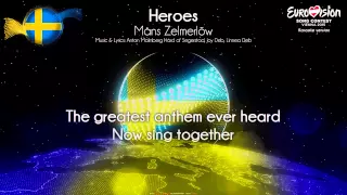 Måns Zelmerlöw - "Heroes" (Sweden) - [Karaoke version]