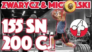 Zwarycz & Michalski Heavy Training (155kg Snatch + 200kg Clean and Jerk) - 2017 WWC [4k 60]