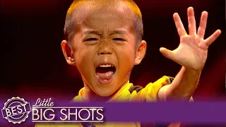 Mini Bruce Lee Recreates Game of Death | Belgium Little Big Shots