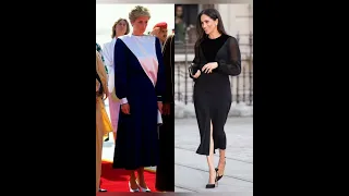 Princess Diana and Meghan Markle Outfits