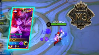 HOW TO CHOU NEW META PLAY in M3 WORLD CHAMPIONSHIP 2021 | GAMEPLAY - MLBB