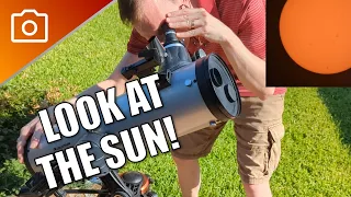 DIY Solar Filter on a telescope - Great for Solar Eclipses!