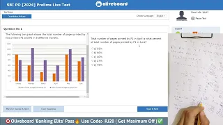 🎯 Oliveboard SBI PO live mock test📚✍️ 27 Apr | Share Score📝👆 | How to Attempt Mock #sbipo #rrbpo2024