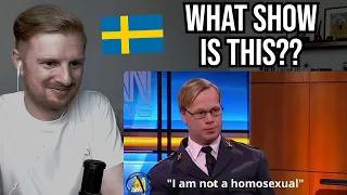 Reaction To Johan Glans - The Swedish Defense (Swedish Comedy)
