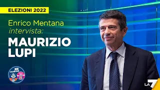 Elezioni 2022 | Enrico Mentana intervista Maurizio Lupi di Noi Moderati