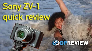 Sony ZV-1 hands-on quick review