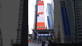 Super Mario Bros. Wonder Billboard Ad in Times Square, New York City #shorts