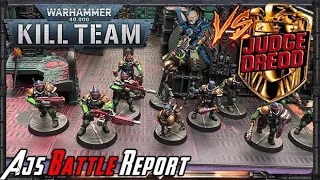 I AM THE LAW! Judge Dredd Arbites vs Dark Eldar! - 40K Kill Team Battle Report Ep.2