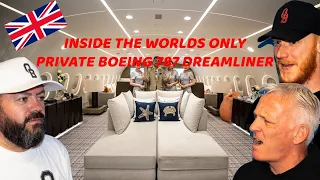 Inside The World's Only Private Boeing 787 Dreamliner REACTION!! | OFFICE BLOKES REACT!!