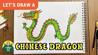 How to draw a CHINESE DRAGON! - [Episode 95]