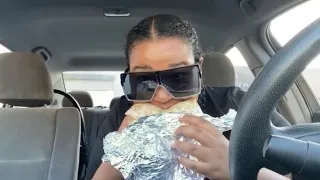 Eating a burrito like Justin Bieber Live