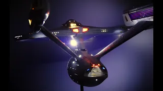 Star Trek USS ENTERPRISE NCC-1701 "refit", Polar lights 1/350 scale model kit.