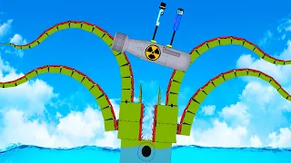 We Fed a Nuke to a Massive Kraken in People Playground!