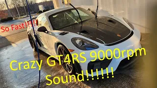 GT4RS 9000 RPM Engine sound!!!!!