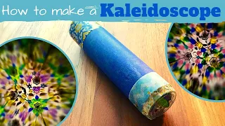 How to make kaleidoscope DIY your own! fun paper roll crafts
