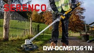 DeWALT DCMST561N 18V Strimmer in action