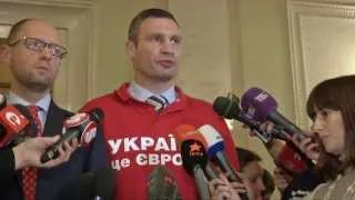 Кличко: Кокс та Кваснєвський побачили, що Янукович не хоче підписання Угоди