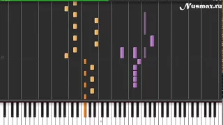 One Republic - Secrets Piano Tutorial  (Synthesia + Sheets + MIDI)