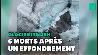 Un glacier s'effondre dans les Alpes italiennes, au moins 6 morts