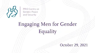 Engaging Men for Gender Equality