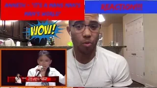 Anneth "It's a Man's Man's Man's World" | Semifinal | The Voice Kids Indonesia REACTION!!