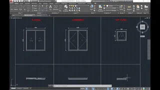 How to draw windows in Autocad