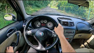 2005 Alfa Romeo 147 [1.9 150HP] | POV Test Drive #855 Joe Black