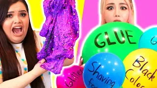 Mystery Slime Balloon Challenge with Karina Garcia!