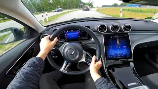 2021 Mercedes Benz c class c220d T - pov test drive