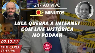 O Dia em 20 Minutos - Lula quebra a internet com live histórica no PodPah (02.12.21)