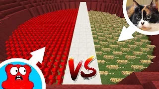 МАЙНКРАФТ АРМИЯ КУКИ ПРОТИВ АРМИЯ ЖЕЛЕЙНЫЙ МИШКА! 10000 КУКИ VS 10000 ВАЛЕРА MINECRAFT! БИТВА АРЕНА