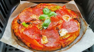 Pizza Rapida - Pizza Pufoasa - Pizza la COSORI Air Fryer - Home Cooking - Florin Arvunescu