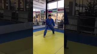 Judo Seoi-Otoshi - бросок через спину с колен, ORTUS.KZ в исполнении Пак Сергея Александровича.