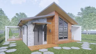 AMAZING MODERN ONE-STORY HOUSE WITH 3 BEDROOMS