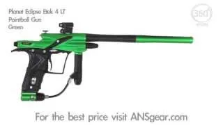 Planet Eclipse Etek 4 LT Paintball Gun - Green - Visual 360