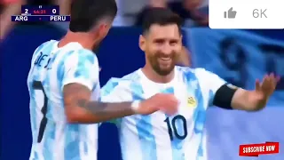 Messi Hattrick 🏆 Argentina vs Peru 4-0 Highlights & All Goals 2023