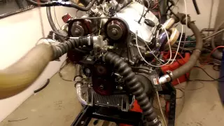 Alfa GTV6 3,0 race engine (first start)