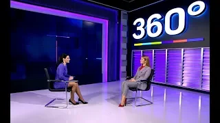 Алина Яровая в программе «Интервью 360» (телеканал 360)