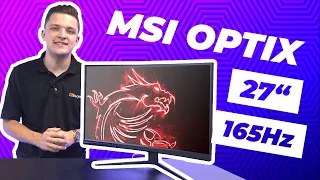 1440p AND 165Hz gaming monitor! - MSI Optix G27CQ4 unboxing