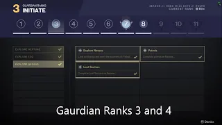 Destiny 2 Gameplay #10: Guardian rank 3 and rank 4 objectives