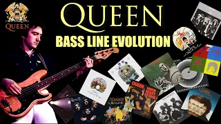 QUEEN Bass Line EVOLUTION (Bass Tabs) By Chami's Bass