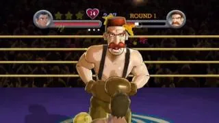 Punch Out!! Wii - Title Defense: Little Mac vs. Glass Joe, and Von Kaiser