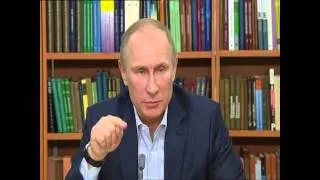 В. Путин общается со студентами НИЯУ МИФИ