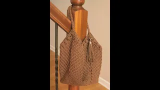 ყაისნაღით მოქსოვილი "ტიტა" ხელჩანთა. ნაწილი II(a). Crochet Tulip bag. Part II(a).