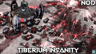 Tiberium Insanity | Nod | 2v2 Vs Nightmare Ai , Kanes Wrath mod, Onlien Gameplay , 2020