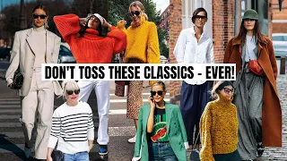 10 Fashion Classics You Should Never Part With | Fashion Trends 2022