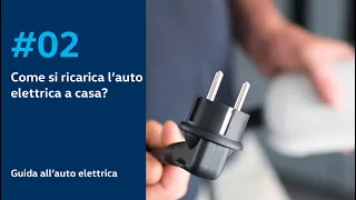 Come si ricarica l'auto elettrica a casa